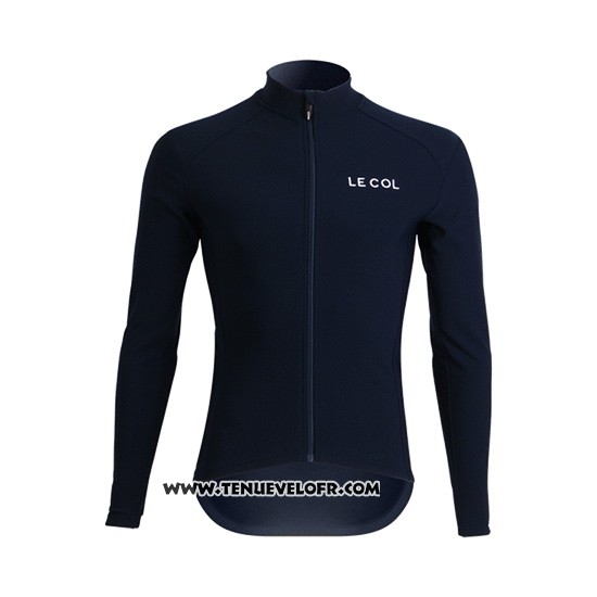 2019 Maillot Ciclismo Lecol Bleu Manches Longues et Cuissard